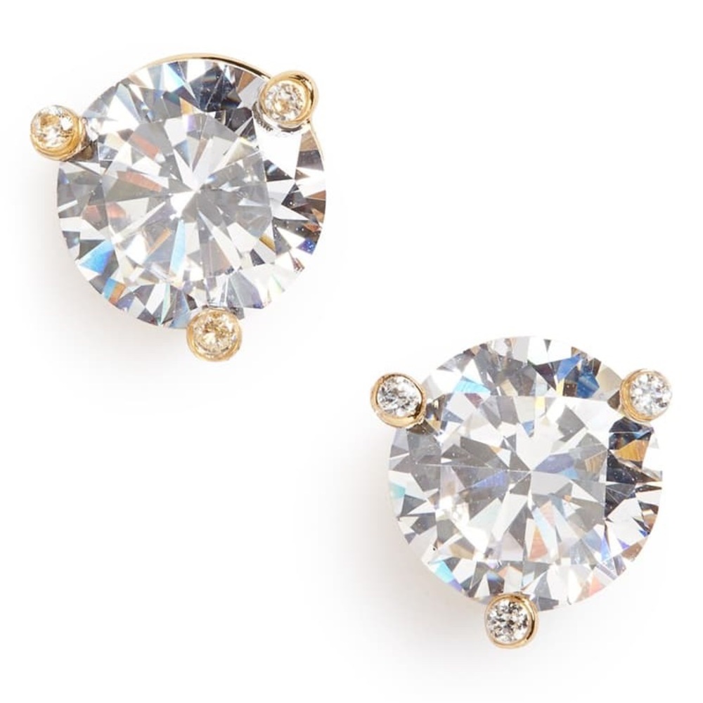 Kate Spade CZ Stud Earrings NWT